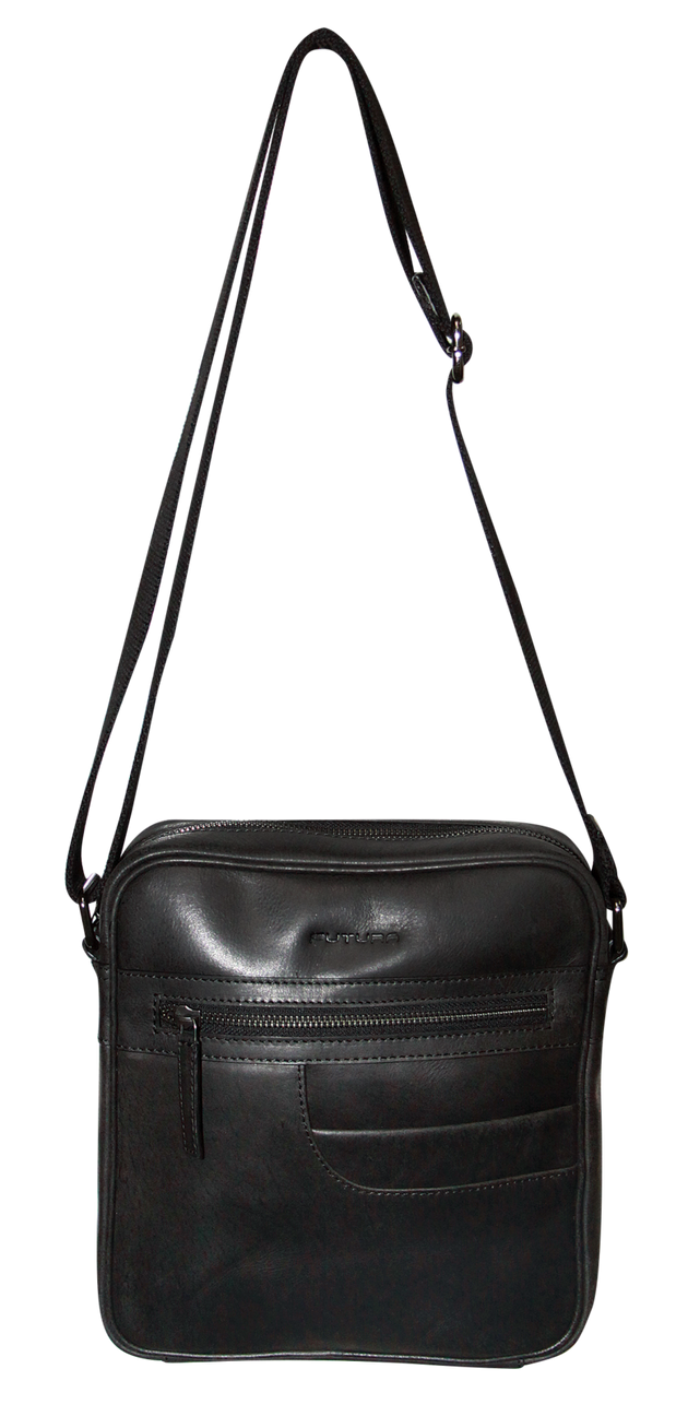 Futura Means Crossbody Bag Adjustable Shoulder Strap Travel Wallet - Black - Shoppers Haven  - Gift & Novelty > Bags     