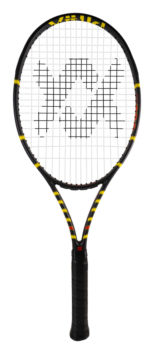 Volkl C10 Pro Tennis Racquet (330g) - Fully Strung with Free Dampener - 4 3/8 - Shoppers Haven  - Sports & Fitness > Exercise, Gym and Fitness     