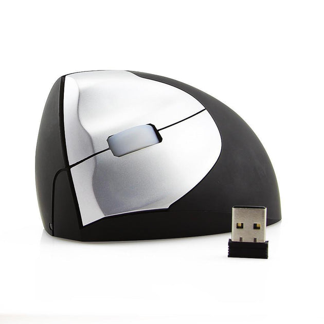ErgoFeel Vertical Ergonomic Mouse - Left Handed - Wired - Shoppers Haven  - Electronics > Computer Accessories     