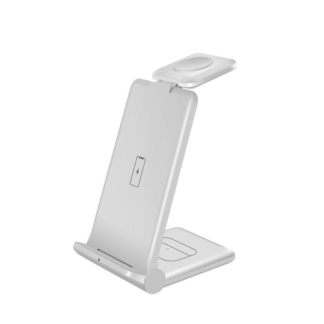 3 In 1 Wireless Charger Station Fast Charging Stand - Shoppers Haven  - Holder&Stand     
