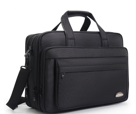 Large Capacity Imitation Leather Business Travel Briefcase - Shoppers Haven  - Briefcase     