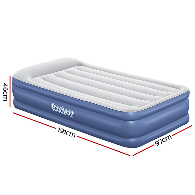 Bestway Air Bed - Single Size - Shoppers Haven  - Home & Garden > Inflatable Mattress     
