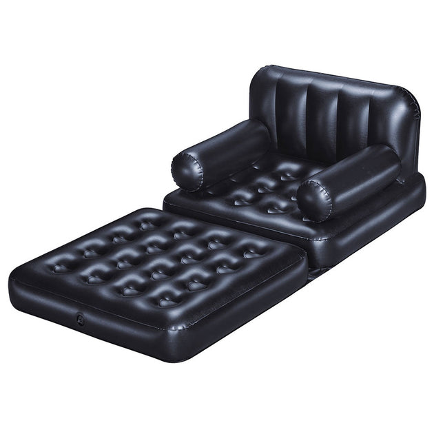 Bestway Inflatable Air Chair Seat Lounge Couch Lazy Sofa Blow Up Ottoman - Shoppers Haven  - Home & Garden > Inflatable Mattress     