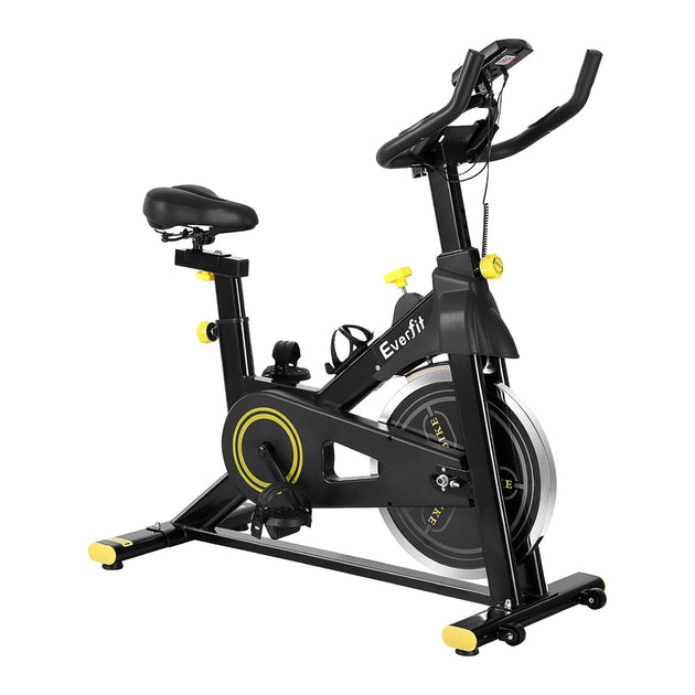 Everfit Magnetic Spin Bike Exercise Bike Cardio Gym Bluetooth APP Connectable - Shoppers Haven  - Sports & Fitness > Bikes & Accessories     
