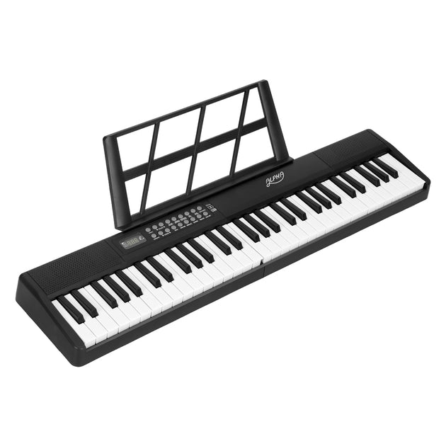 Alpha 61 Keys Foldable Electronic Piano Keyboard Digital Electric w/ Carry Bag - Shoppers Haven  - Audio & Video > Musical Instrument & Accessories     