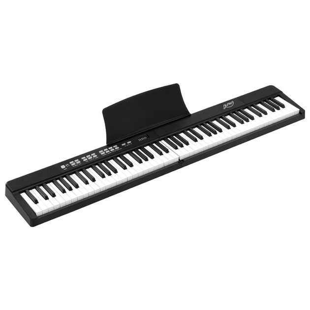 Alpha 88 Keys Foldable Electronic Piano Keyboard Digital Electric w/ Carry Bag - Shoppers Haven  - Audio & Video > Musical Instrument & Accessories     