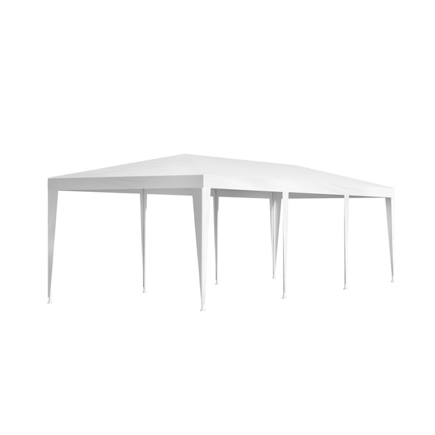 Instahut Gazebo 3x9 Wedding Party Marquee Tent Outdoor Event Camping Shade White - Shoppers Haven  - Home & Garden > Shading     