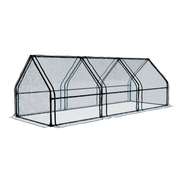 Greenfingers Greenhouse 2.7x0.9x0.9M Mini Green House Raised Garden Bed Planter Box - Shoppers Haven  - Home & Garden > Green Houses     