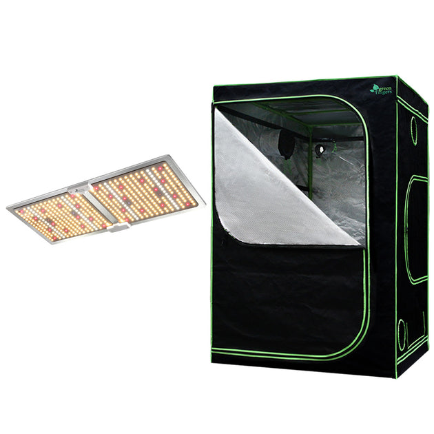 Greenfingers Grow Tent 2200W LED Grow Light Hydroponic Kits System 1.5x1.5x2M - Shoppers Haven  - Home & Garden > Green Houses     