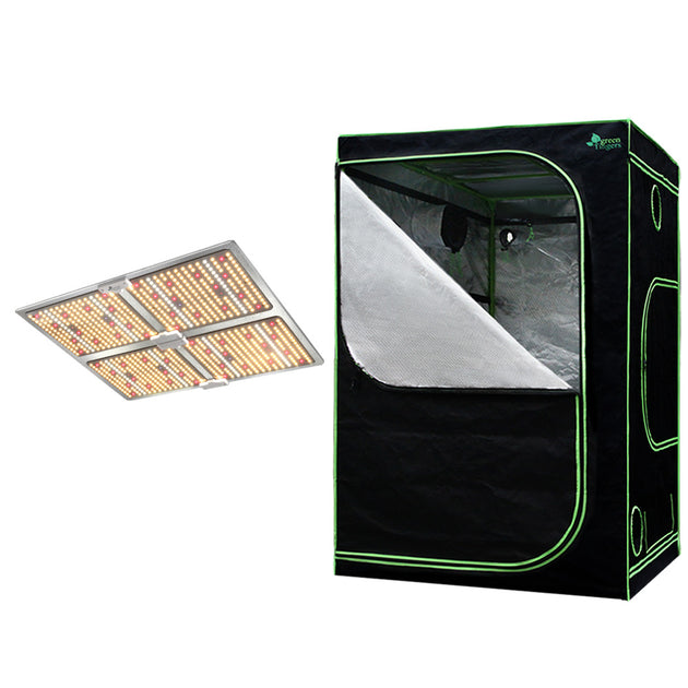 Greenfingers Grow Tent 4500W LED Grow Light Hydroponic Kits System 1.5x1.5x2M - Shoppers Haven  - Home & Garden > Green Houses     