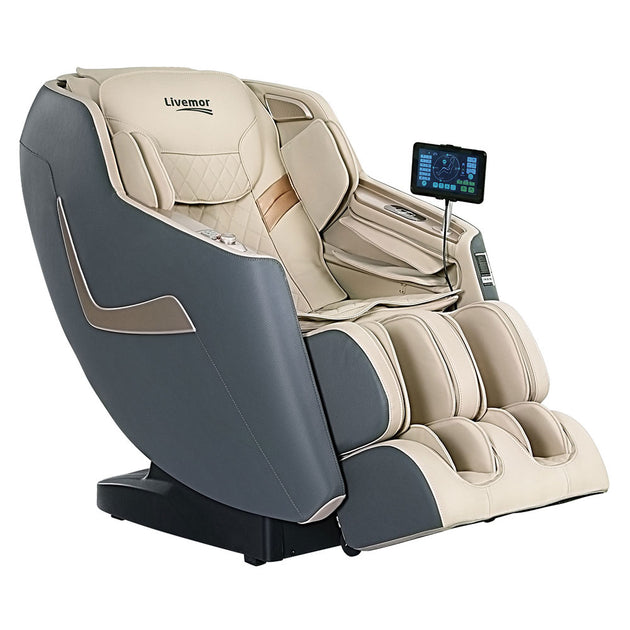 Livemor Massage Chair Electric Recliner Home Massager 3D Opal - Shoppers Haven  - Health & Beauty > Massage     