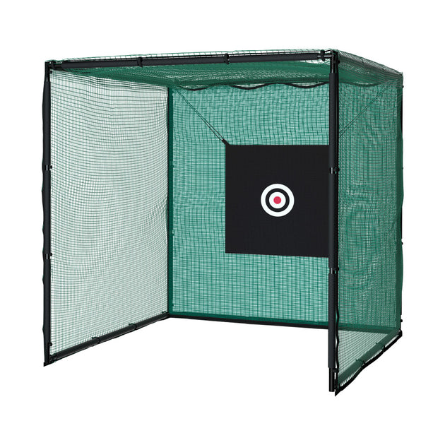 Golf Practice Cage 3M Hitting Net with Steel Frame Football Baseball Training - Shoppers Haven  - Sports & Fitness > Golf     