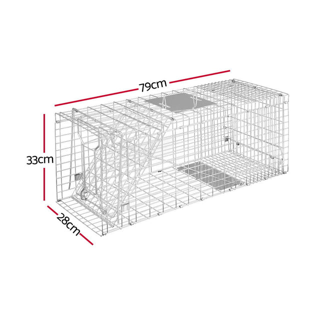 Gardeon Animal Trap Cage Possum 79x28cm - Shoppers Haven  - Pet Care > Coops & Hutches     