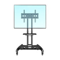 NORTH BAYOU HEIGHT ADJUSTABLE TROLLEY FOR TV SCREEN SIZE 40-65 MAX 45.5KG - Shoppers Haven  - Audio & Video > TV Accessories     