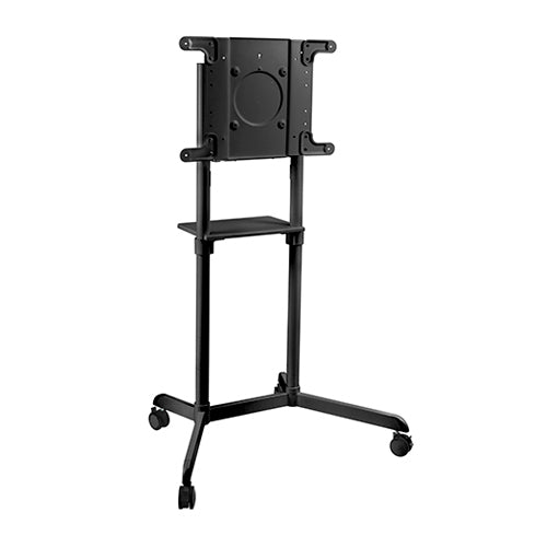 BRATECK Rotating Mobile Stand for Interactive Display Fit 37'-70' Up to 70Kg - Black VESA 200x200,400x200,300x300,600x200,350x350,400x400,600x400 - Shoppers Haven  - Audio & Video > TV Accessories     