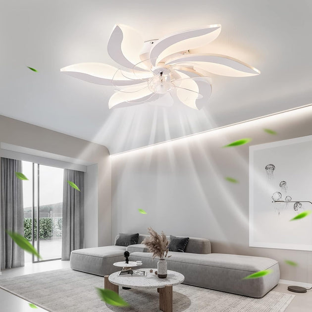 Low Ceiling Light Fan, Low Profile, 6 Wind Speed, 3 Colors (68 cm) - Shoppers Haven  - Appliances > Fans     