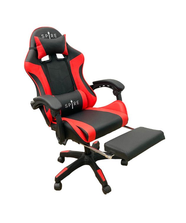 Spire ZINC Gaming Chair Red/Black - Shoppers Haven  - Gift & Novelty > Games     
