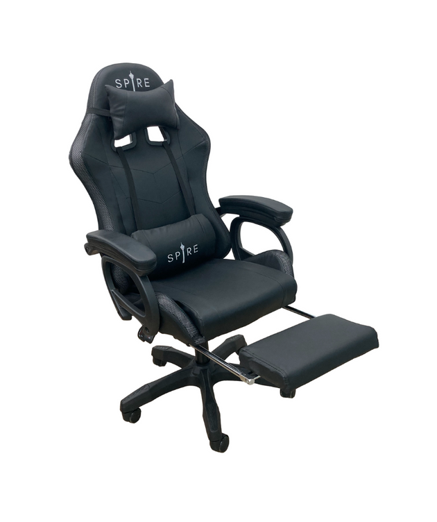 Spire ONYX LED, Bluetooth, Massage Gaming Chair Black - Shoppers Haven  - Gift & Novelty > Games     