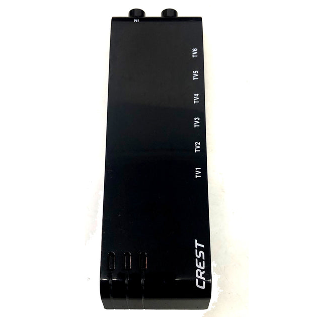 Crest UHF VHF Digital TV Signal Splitter Distributor 6 Outputs - Shoppers Haven  - Appliances > TV     