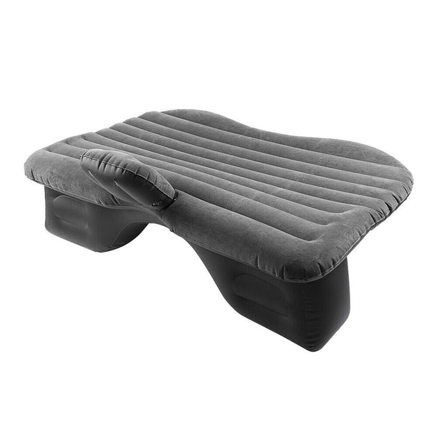 Inflatable Car Back Seat Mattress Portable Camping Travel Air Bed - Shoppers Haven  - Home & Garden > Inflatable Mattress     