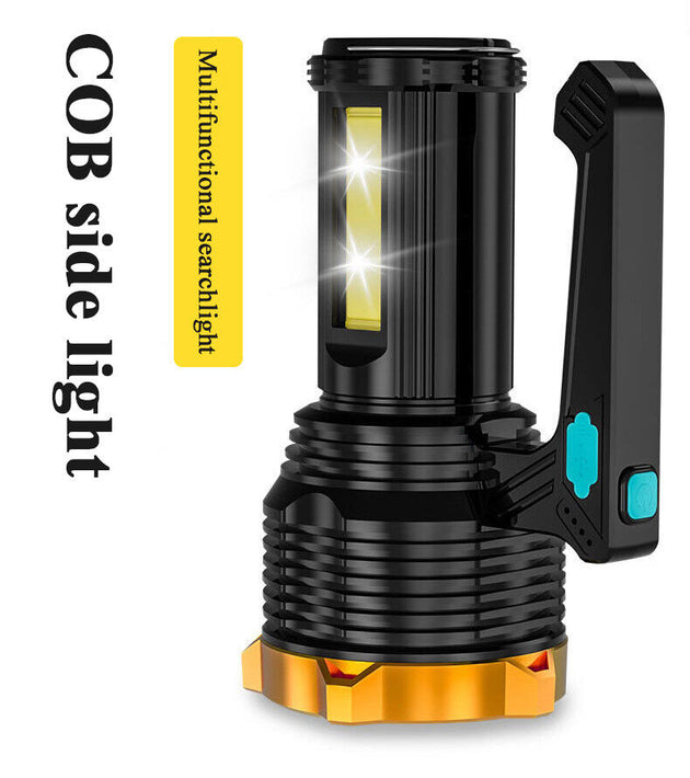 Most Powerful 1200000lm LED Flashlight Super Bright Torch Lamp USB Rechargeable - Shoppers Haven  - Outdoor > Others     