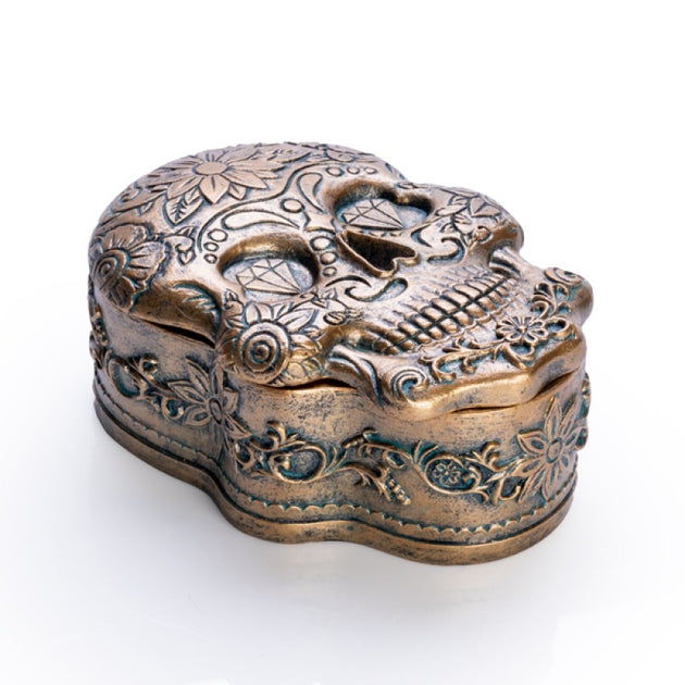 Candy Skull Trinket Box - Shoppers Haven  - Health & Beauty > Cosmetic Storage     