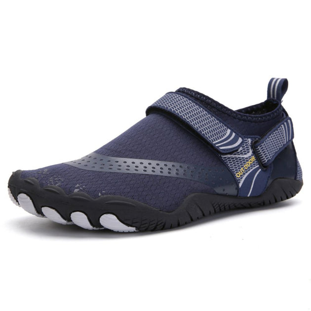 Men Women Water Shoes Barefoot Quick Dry Aqua Sports Shoes - Blue Size EU44 = US9 - Shoppers Haven  - Outdoor > Outdoor Shoes     