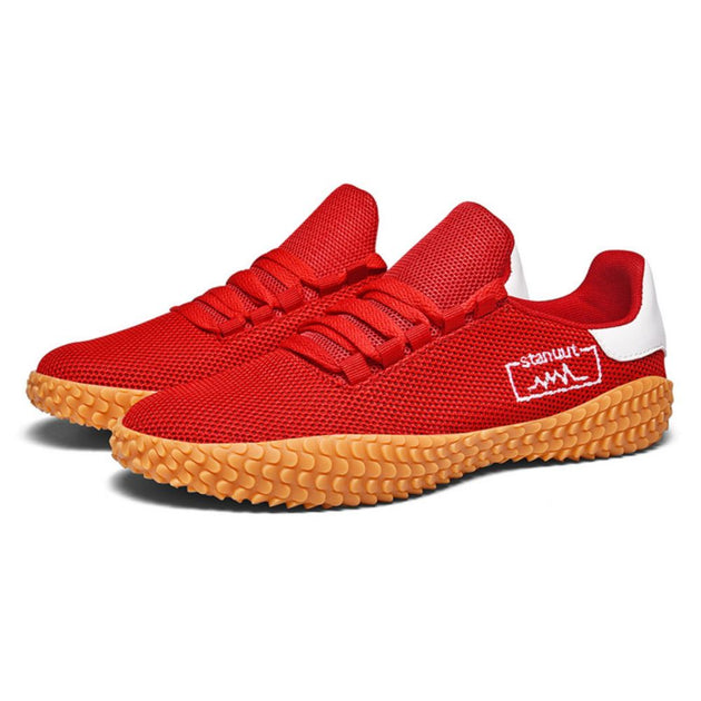 Men's Sneakers Barefoot Lightweight Shoes(Red Size US9.5=US43 ) - Shoppers Haven  - Outdoor > Outdoor Shoes     