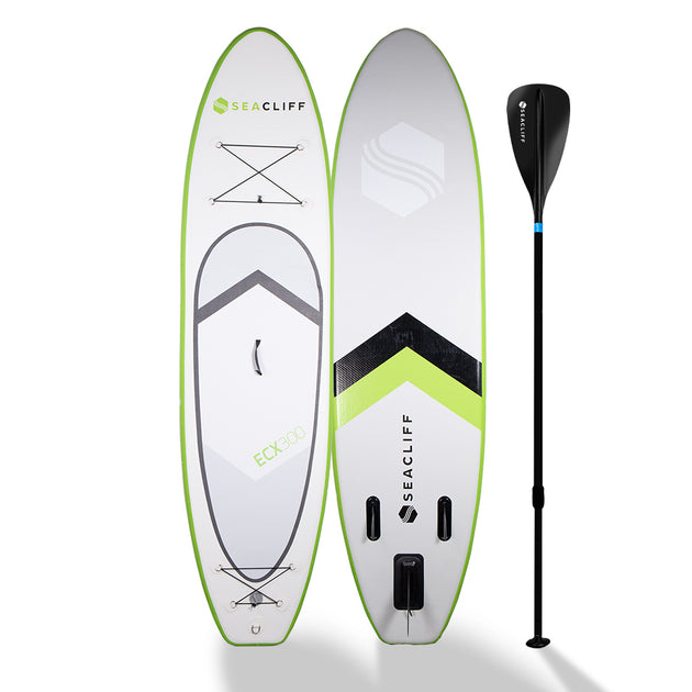 SEACLIFF 10ft Stand Up Paddleboard Paddle Board SUP Inflatable Blow Standing 10' - Shoppers Haven  - Outdoor > Boating     