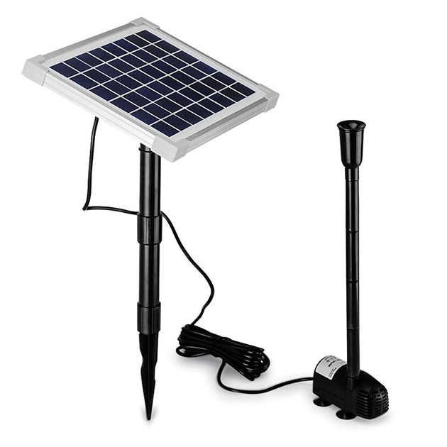 Protege 20W Solar Fountain Submersible Water Pump Power Panel Kit Garden Pond - Shoppers Haven  - Home & Garden > Fountains     