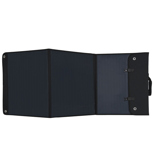 GENPOWER 100W Portable USB Folding Solar Panel for Camping - Shoppers Haven  - Home & Garden > Solar Panels     
