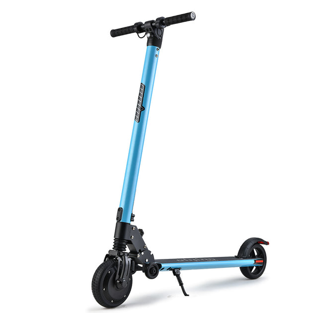 ALPHA Peak Electric Scooter 300W Power Up to 25km/h Adult Teens E-Scooter Easy Fold, Blue - Shoppers Haven  - Sports & Fitness > Scooters and Accessories     