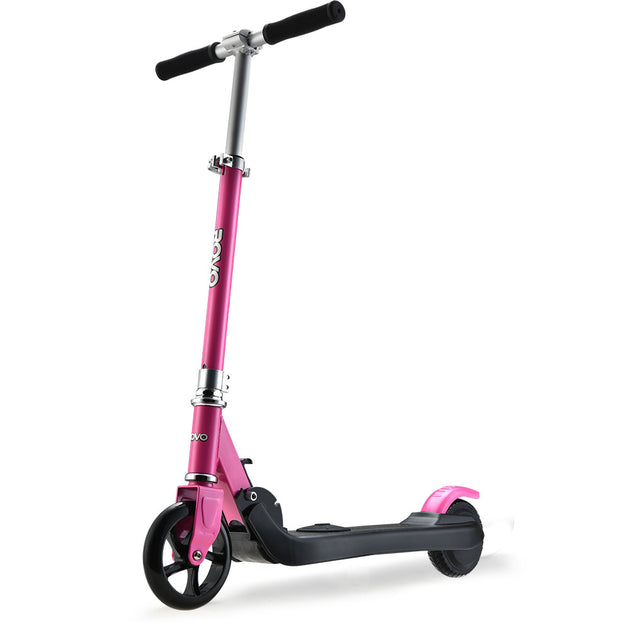 ROVO KIDS Electric Scooter Lithium Ride-On Foldable E-Scooter 125W Rechargeable, Pink - Shoppers Haven  - Outdoor > Others     