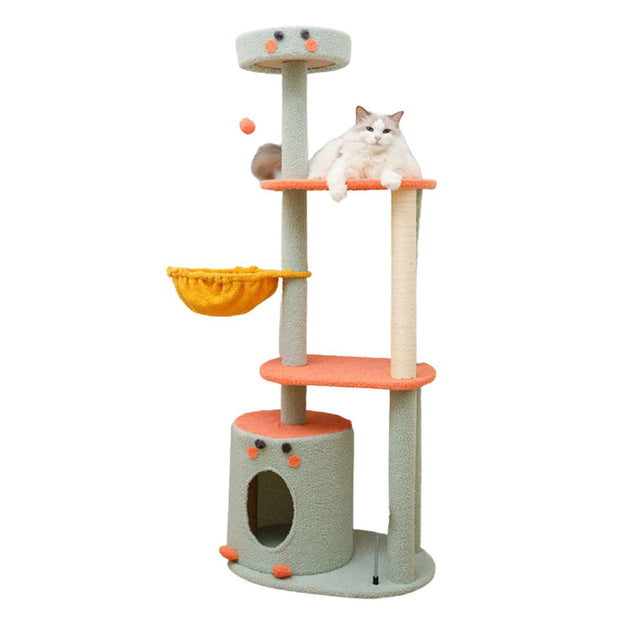 Floofi 143cm Dinosaur Cat Condo Cat Tree Green FI-CT-154-MM - Shoppers Haven  - Pet Care > Cat Supplies     