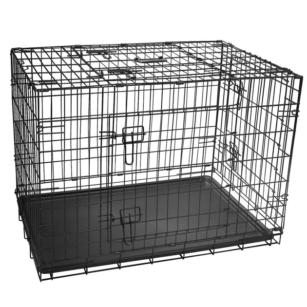 Floofi Dog Cage 24" FI-PC-126-XD - Shoppers Haven  - Pet Care > Coops & Hutches     