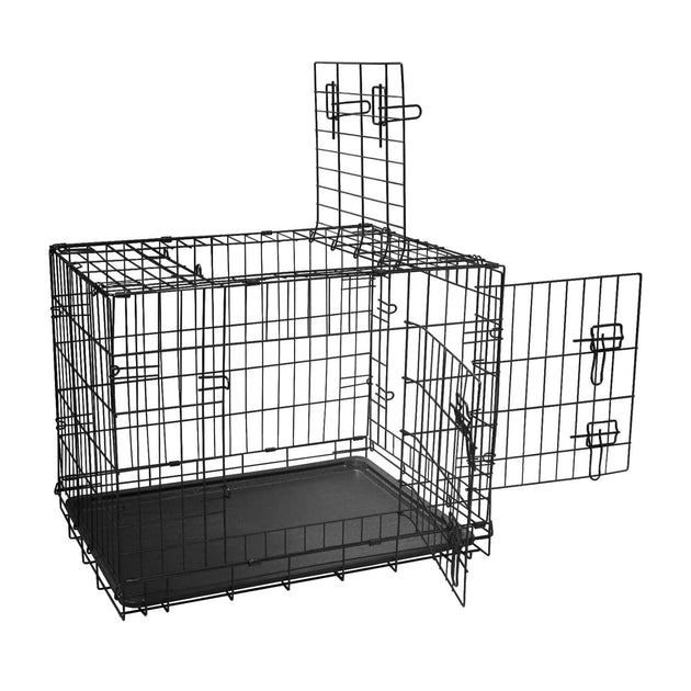 Floofi Dog Cage 24" FI-PC-126-XD - Shoppers Haven  - Pet Care > Coops & Hutches     