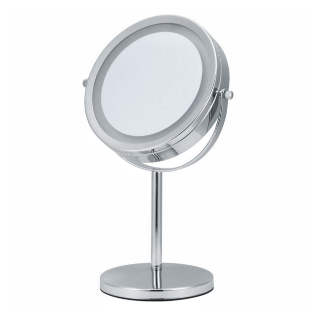GOMINIMO 7 Inch LED Makeup Mirror with 10x Magnifying (Silver) GO-MMR-102-ZL - Shoppers Haven  - Health & Beauty > Makeup Mirrors     