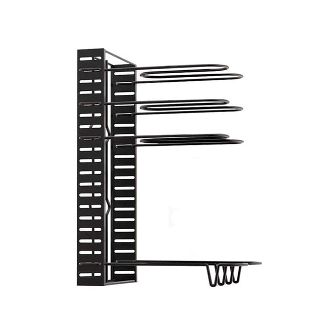 GOMINIMO Adjustable 8 Tier Pots and Pans Organizer with 3 DIY Methods GO-PPO-100-SF - Shoppers Haven  - Home & Garden > Kitchen Bins     