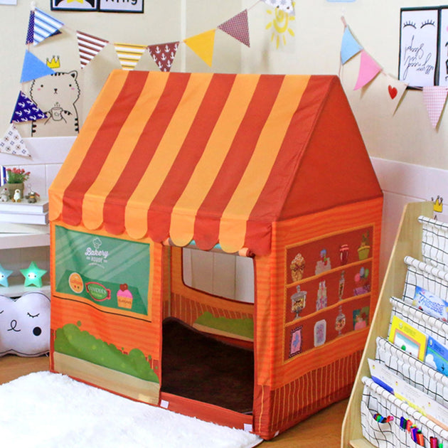 GOMINIMO Kids Dessert House Tent (Brown) GO-KT-108-LK - Shoppers Haven  - Baby & Kids > Kid's Furniture     