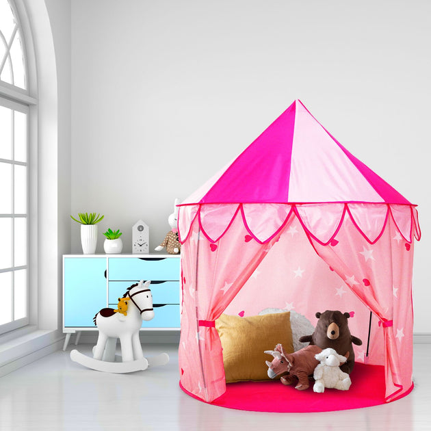 GOMINIMO Kids Space Capsule Leaf Tent (Pink) GO-KT-106-LK - Shoppers Haven  - Baby & Kids > Kid's Furniture     