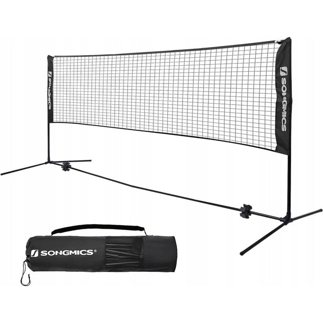 SONGMICS 5m Portable Tennis Badminton Net Black SYQ500HV1 - Shoppers Haven  - Sports & Fitness > Fitness Accessories     