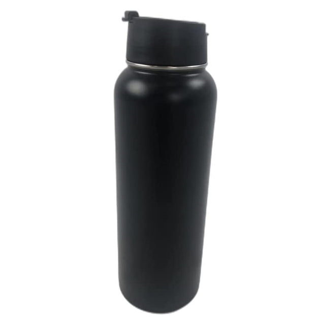 VERPEAK 40oz Vacuum Insulated Water Bottle 3 Lids with Straw (Black) VP-IWB-100-HL - Shoppers Haven  - Outdoor > Others     