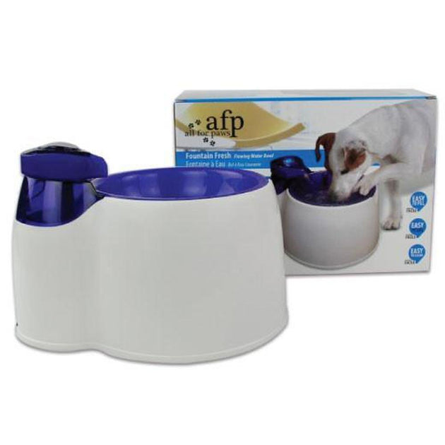 2L Fountain Fresh Pet Water Filter Bowl - Interactive Dog Cat Purifier - Shoppers Haven  - Pet Care > Pet Food     