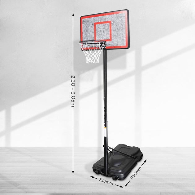 Kahuna Height-Adjustable Basketball Hoop Backboard Portable Stand - Shoppers Haven  - Sports & Fitness > Basketball & Accessories     