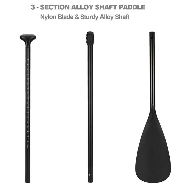 Alloy Adjustable 2-part SUP Paddle Stand Up Paddle Board Edge Guard 160-215cm Double - Shoppers Haven  - Outdoor > Others     