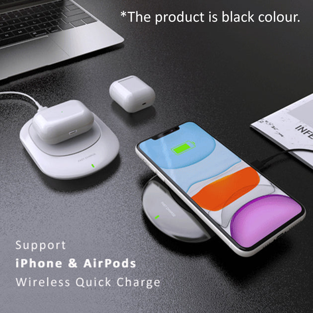 2X Sansai Wireless Charging Pad - Shoppers Haven  - Electronics > USB Gadgets     