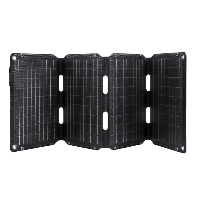 JumpsPower 60W Solar Panel Portable Charger Power Generator Foldable Camping - Shoppers Haven  - Home & Garden > Solar Panels     