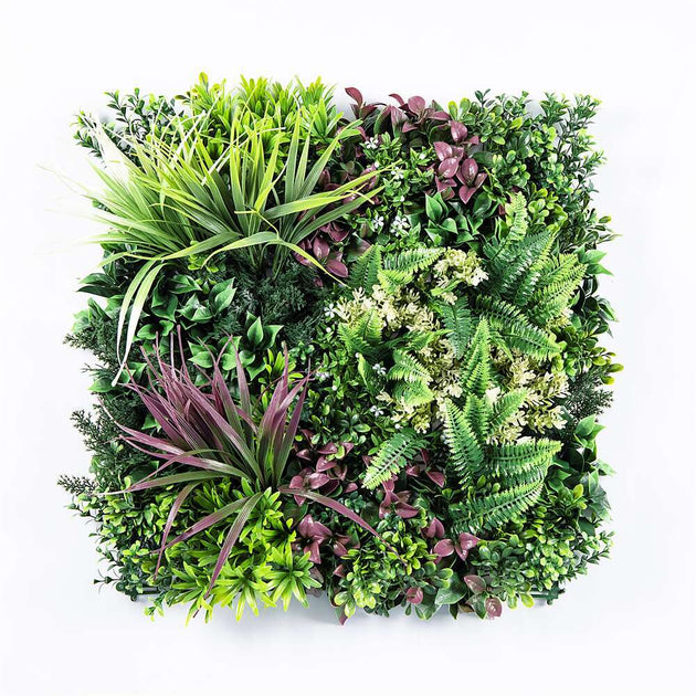 YES4HOMES 12 Artificial Plant Wall Grass Panels Vertical Garden Foliage Tile Fence 50X50 CM - Shoppers Haven  - Home & Garden > Artificial Plants     