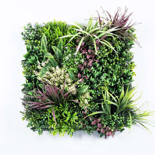 YES4HOMES 4 Artificial Plant Wall Grass Panels Vertical Garden Foliage Tile Fence 50X50 CM - Shoppers Haven  - Home & Garden > Artificial Plants     