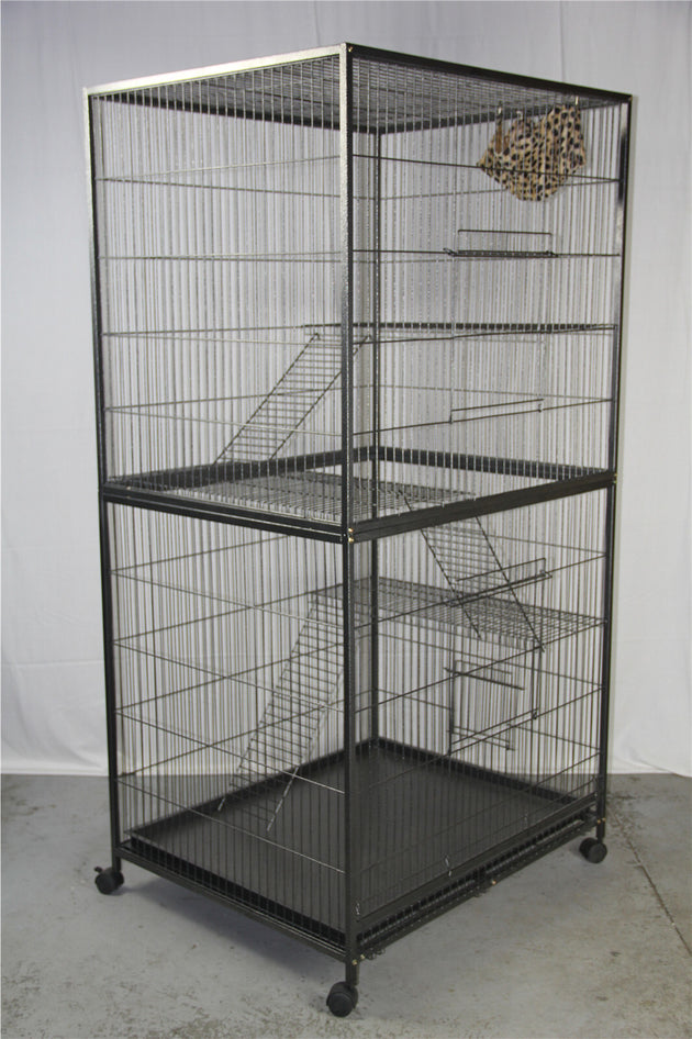 YES4PETS 3 X Platforms & 3 X Ladders For 180 cm Ferret Cat Bird Parrot Cage - Shoppers Haven  - Pet Care > Bird     